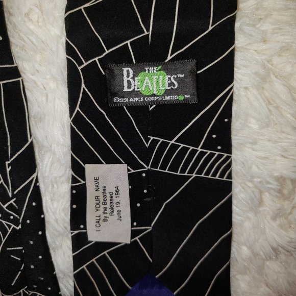 Vintage, The Beatles Silk Tie- "I Call Your Name" - Picture 6 of 7